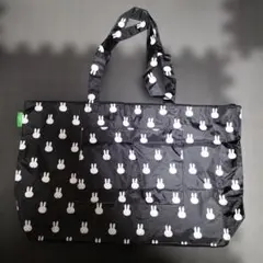 ウサギプリントトートバッグ 大容量