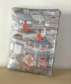 No.536 ファスナー25cm ポーチ　帯リメイク　御朱印入れなど