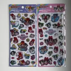 パワーパフガールズ キャンディグリッタシール ステッカー