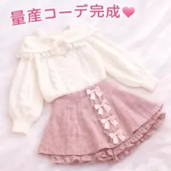 Ank Rougeリボンスカパン量産コーデ2点美品