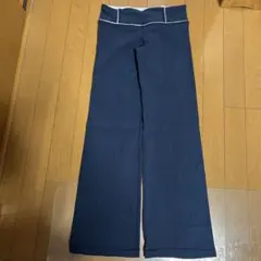 clap ネイビー フレアパンツ