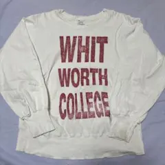 80s USA製 白 チャンピオン リバースウィーブ ボロ ヴィンテージ