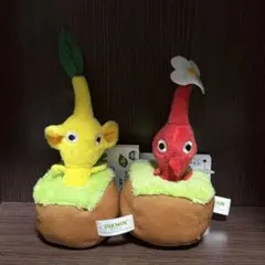 ピクミン 引っこ抜きぬいぐるみマスコット 赤ピクミン 黄ピクミン