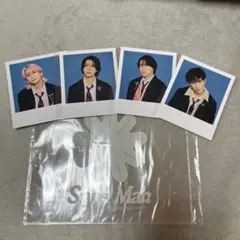 SnowMan オフィシャルカレンダー　インスタント写真風カード　クリアポーチ