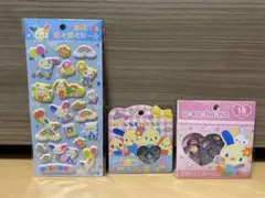 ウサハナ マシュマロシール おはじきシール ３種セット USAHANA サンリオ