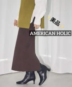 k1012 ✨美品✨　AMERICAN HOLIC ニットタイトスカート