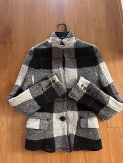レキップ　ヨシエ.イナバ　毛100%チェック柄ジャケット
