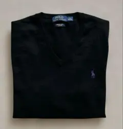 Ralph Lauren Merino Wool Vネックセーター 日本のM相当