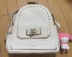 SAMANTHAVEGA リュック ホワイト ビジュー付きのサムネイル