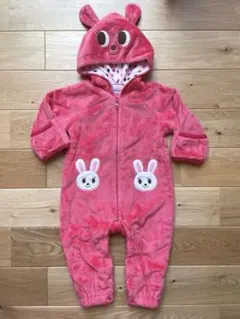 新品タグ付♡ミキハウス♡うさこレースフリルの可愛い〜カバーオール♡80 新品タグ付♡ミキハウス♡うさこレースフリルの可愛い