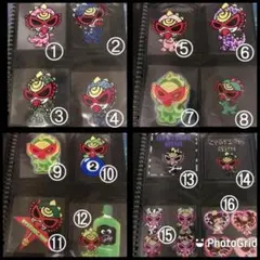 キャラクター ステッカー 16枚セット ハーフ・カプラ 1枚150円