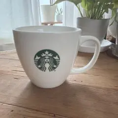 スターバックス ホワイトマグカップ　大きめ　スープにも