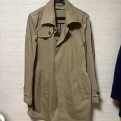 ベージュ トレンチコート インナーベスト付きL
