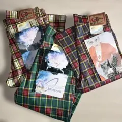CIMARRON チェック柄パンツ 3本セット
