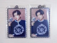 【JAY】アクリル切手風キーチェーン【2個セット】