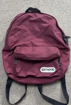 OUTDOOR バーガンディ リュックのサムネイル