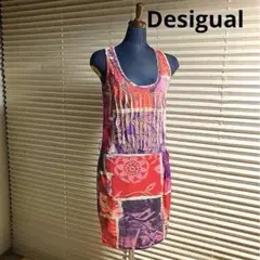 超美品！Desigual（デシグアル）南国調が素敵なワンピース