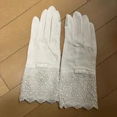 アームカバー　手袋 uv カットレース ショート丈 滑り止め付き　日焼け