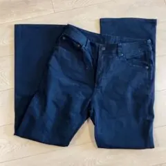 GU ミドルライズフレアジーンズ