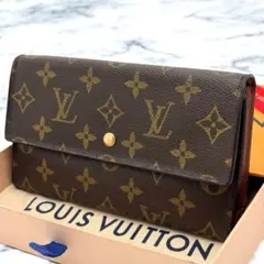 【美品】ルイヴィトン　モノグラム　インターナショナル　三つ折り財布　長財布　財布