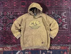 USA古着 ヘビーウェイト プルオーバー パーカー ブラウン L