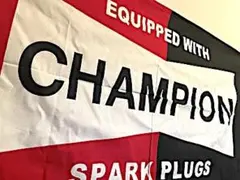 コットンフラッグ 旗 CHAMPION タペストリー ポスター SE1284