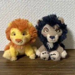 【2個セット】　ライオンキング　ミルキーボアマスコット　ムファサ・スカー