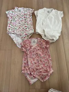 H&M ベビー ロンパース 3枚セットのサムネイル