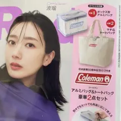 Coleman アルミミニバッグ&トートバッグ　インレッド５月号付録のみ
