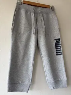 PUMA グレー スエットハーフパンツ