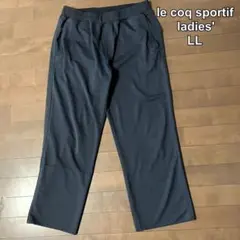 ルコックスポルティフ　レディース　ジャージ　七分丈　ヨガ　ピラティス　紺　LL