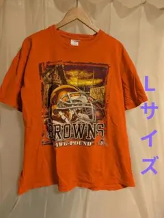【937】メンズTシャツ NFL ブラウンズ DAWG POUND　Ｌサイズ