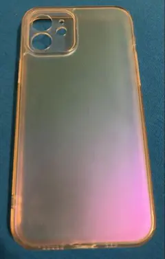 iPhone12用 オーロラカラー ソフトケース DotRaon