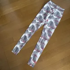 Easyoga パームリーフ柄 ストレッチレギンス M