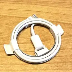 iPhone 純正　充電コード　白