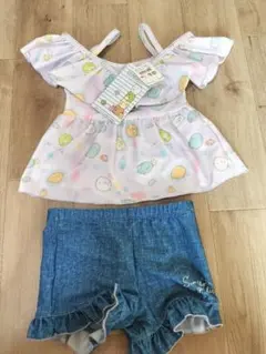 【新品】【定価3960円】女の子用セパレート水着セット　110cm