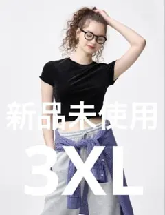 GU♡【3XL size】シアーベロアTシャツ新品未使用