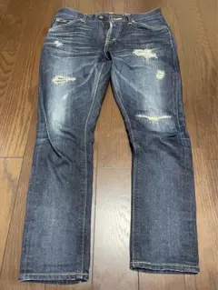 コラボデニム リー Lee ナノユニバース 29 パンツ ダメージ　リメイク