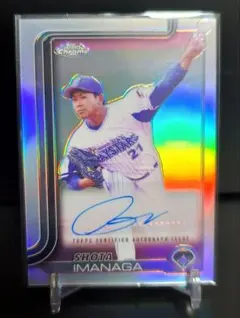 2025 topps finest NPB 今永昇太 直筆サインカード 5シリ - メルカリ