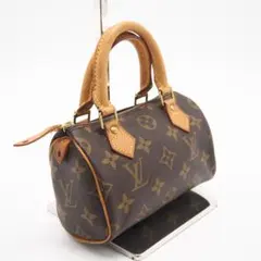 LOUIS VUITTON ハンドバッグ モノグラム ミニスピーディ ブラウン