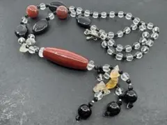 M5522 天然石　ネックレス　ヴィンテージ アクセサリー