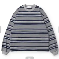 everyone border long sleeve tee shirt