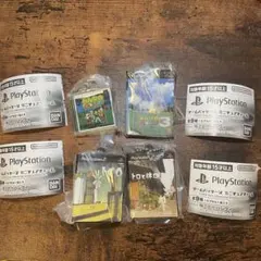 PlayStation ゲームパッケージミニチュアチャーム 4種類