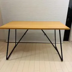 無印良品 木製折りたたみテーブル オーク材突板　幅１２０ｃｍ