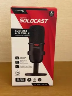 HyperX SoloCast 2 コンデンサーマイク 本体＋ポップブロッカー - メルカリ