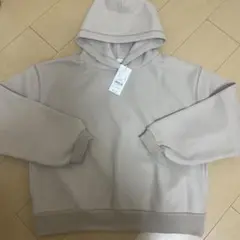 新品earth music&ecology メルトンカットフーディーベージュ