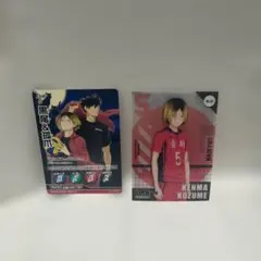 ハイキュー!! 黒尾鉄朗・孤爪研磨 ブロマイド2枚セット
