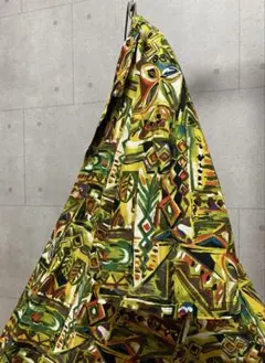 古着 VINTAGE 半袖総柄　アートデザイン　綿　半袖シャツ