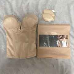 BRIDAL BEAUTE バックレスビスチェ C65 シャンパンベージュ - メルカリ