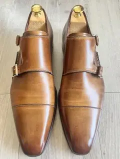 美しいMAGNANNI オパンケ　ダブルモンク　EU39(25) 茶色 美しいMAGNANNI オパンケ ダブルモンク EU39(25) 茶色 - メルカリ